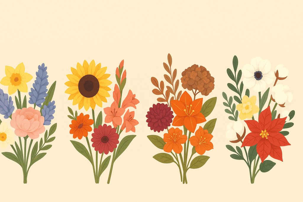 Blog - Descubre las flores perfectas para cada estación del año belleza y frescura mes a mes