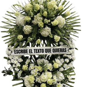 Corona de flores "Blanca"