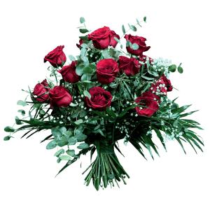 Ramo de 12 rosas rojas